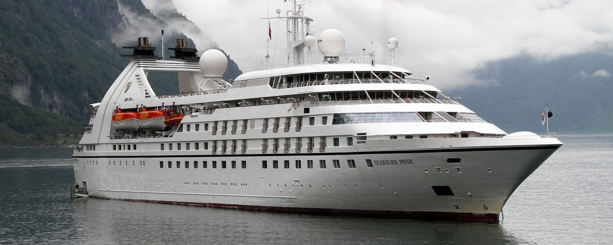 Het cruiseschip Seabourn Pride